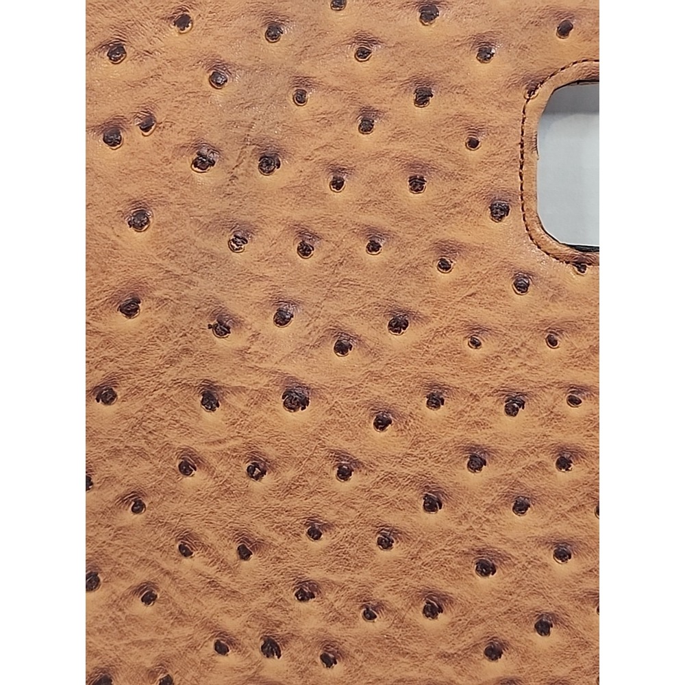 Oversized Faux Ostrich Skin Clutch Purse 9.25" X 14" - Picture 6 of 14